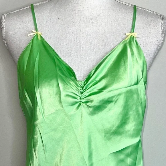 victoria's secret green slip dress Victoria's Secret Angels Slip Dress (S) – Holy Thrift main image 1